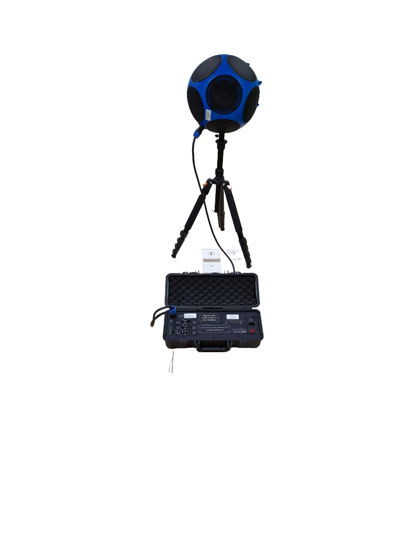 BRELUXE05 Complete Building Acoustics Set - Omnidirectional Sound Source with Amplifier and Tripod - Complete Set Acoustic Instrument